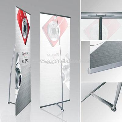 Deluxe L Banner Stand