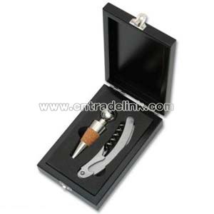 Deluxe Wine Stopper Gift Set
