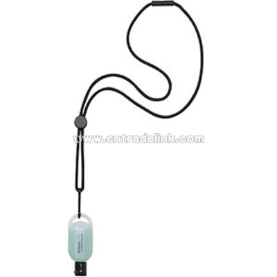 Denmark Anti-bacterial Hand Gel Carabiner Bottle w/ Rope - 0.5oz