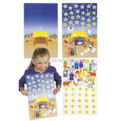 Design Your Own! Giant Advent Calendar Sticker Scenes