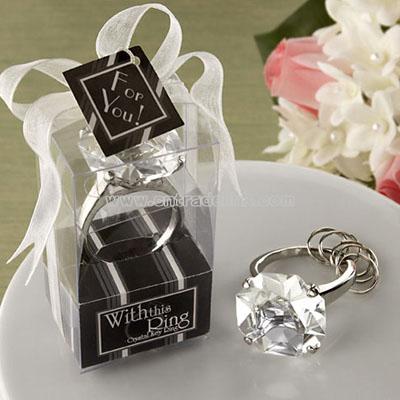 Diamond Napkin Ring Series for Wedding Favors Use