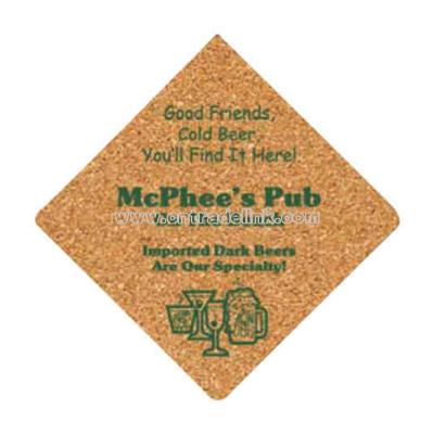 Diamond Shape Cork coaster