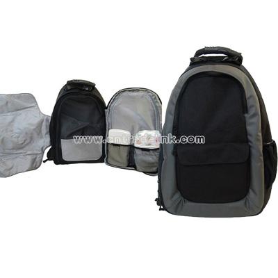 Diaper Dude Black DudePack Diaper Bag