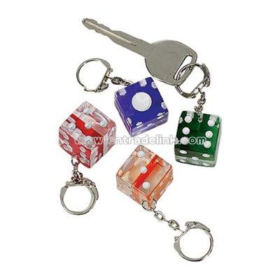 Dice Keychains - assorted color pack