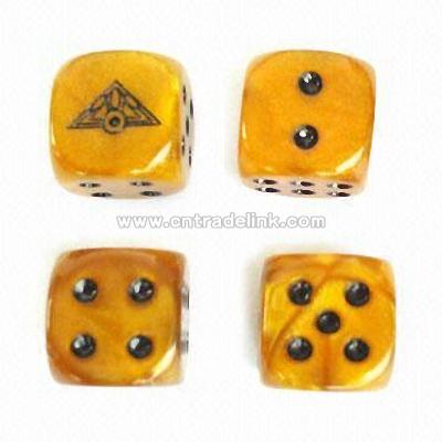 Dice with Marble Vein
