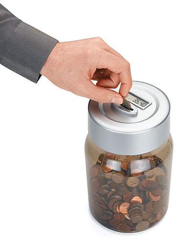 Digital Coin Counting Money Jar