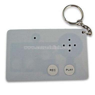 Digital Voice Recording Keychain
