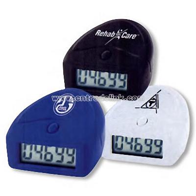 Digital pedometer with belt clip