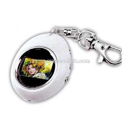 Digital photo display key tag