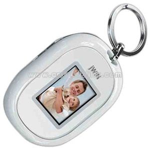 Digital photo frame with keychain