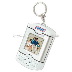 Digital photo frame with keychain