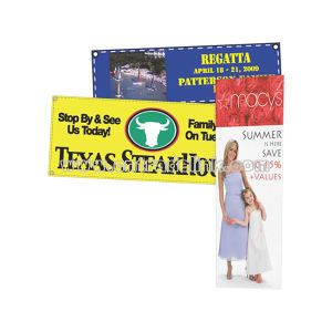 Digital vinyl banner