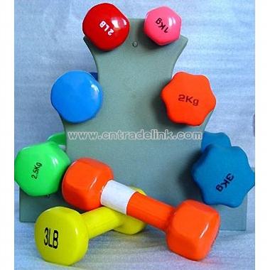 Dipped Plastic Dumbbell