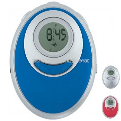 Disc Clock Stopwatch Radio