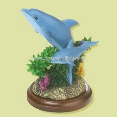 Dolphin Mom & Baby Figurine