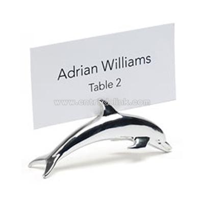 Dolphin Place Card Holder