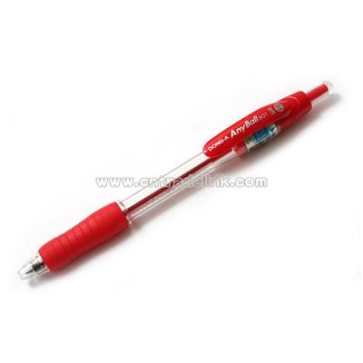 Dong-A Anyball Ballpoint Pen - 0.5 m - Red