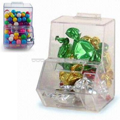 Double Candy Shop Container with Spoon