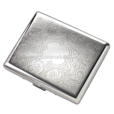 Double-Sided Silver Cigarette Case