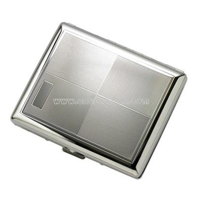 Double-Sided Silver Cigarette Case