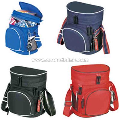 Double compartment 12 pack golf cooler