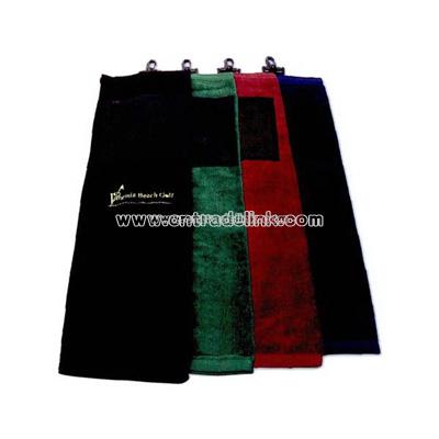 Double folded pure cotton golf towels