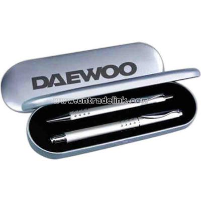 Double pen tin pen box