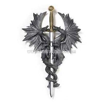Dragon Dagger Wall Plaque