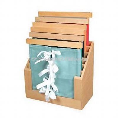 Dressing Frame Stand For 6 Frames Of Montessori Toy
