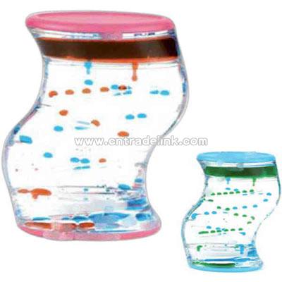 Dual color liquid timer