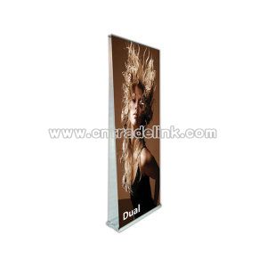 Dual double sided banner