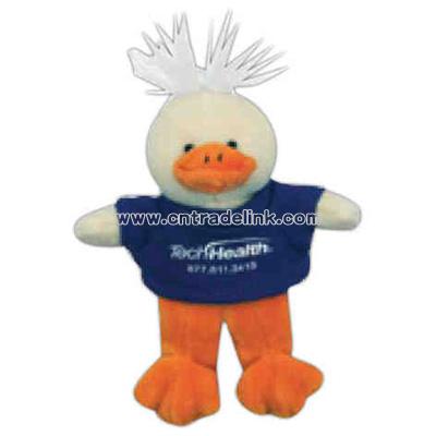 Duck Shape Small stuffed plush animal with key ring