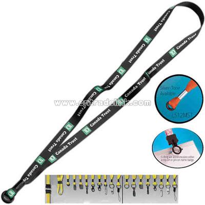 Dye sublimated lanyard