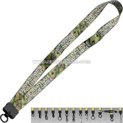 Dye sublimated lanyard