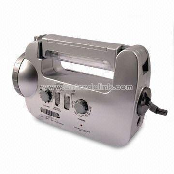 Dynamo AM/FM Radio with Flashlight