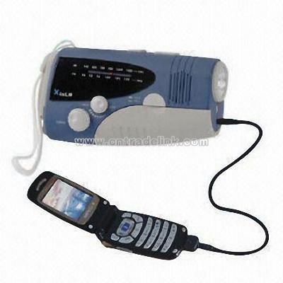 Dynamo AM/FM Radio with LED Flashlight