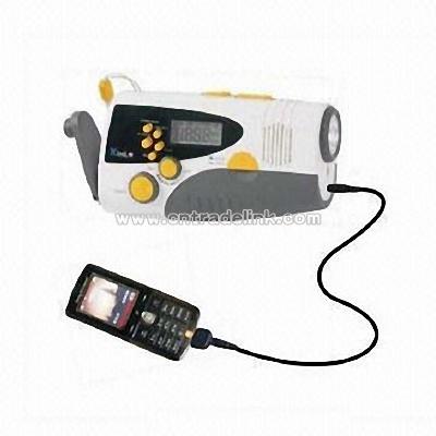 Dynamo AM/FM Radio with LED Flashlight
