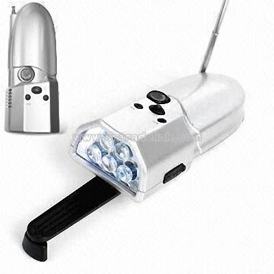 Dynamo Flashlight Radio