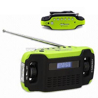 Dynamo Radio with Digital Display and Extra Long Antenna