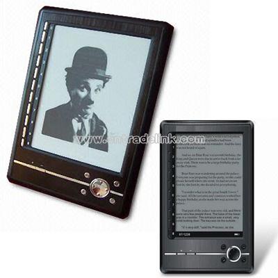 E-book Reader with 6-inch E-ink