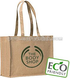 EARTH NATURAL JUTE TOTE BAGS