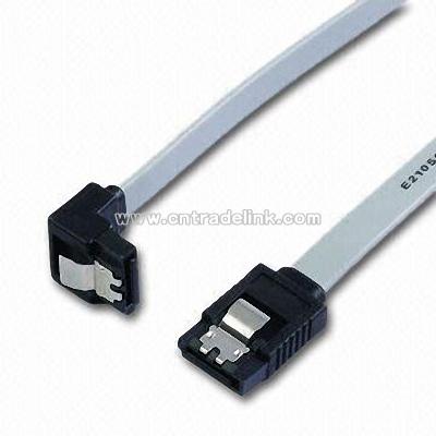 ESATA 7P Plug to ESATA 7P Angle Plug Cable