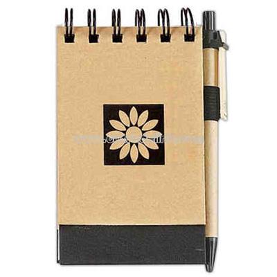 Earth-friendly recycled jotter