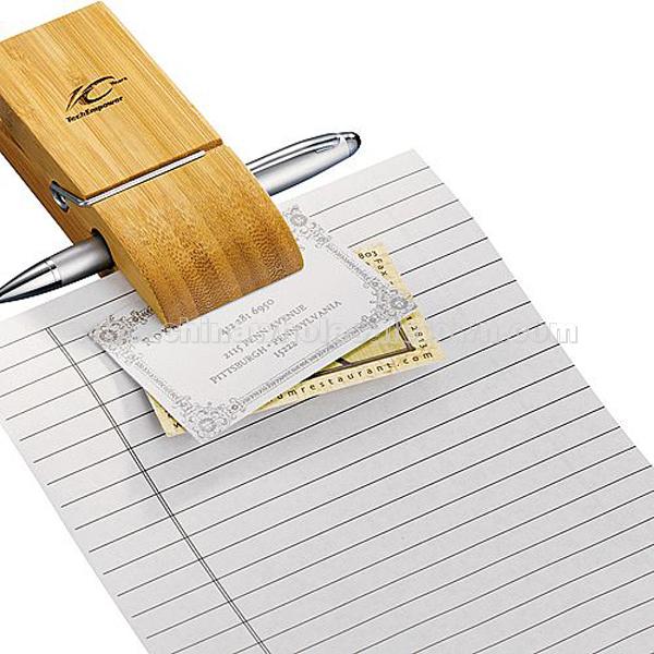 Eco-Friendly Bamboo Memo Clips