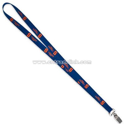 Eco-friendly bamboo fiber lanyard