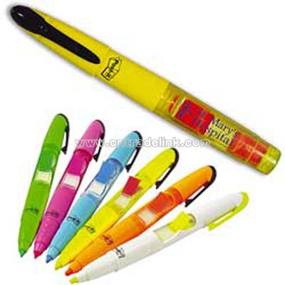 Econ-O-Line Post-it flag highlighter pen