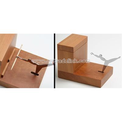 Egg type toothpick holder