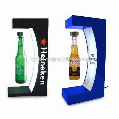 Electro-magnetic Levitation POP Display for Beer Bottle