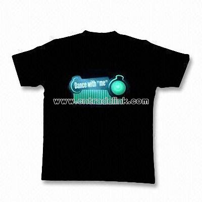 Electroluminescent T-shirt