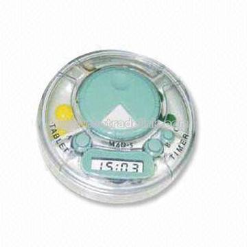 Electronic Pill Box with 3 Compartments to Hold Tablets and Capsules